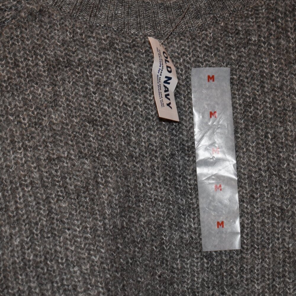 Old Navy Crop Top Sweater in Gray Size M - Picture 3 of 5